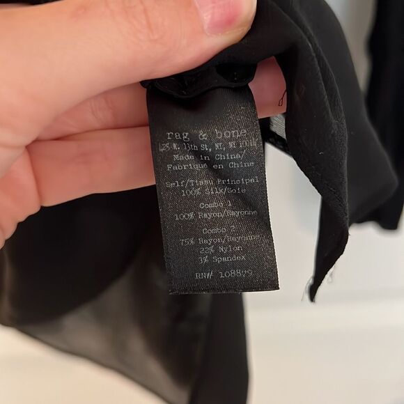 Rag & Bone Daria Silk Tunic - Picture 10 of 12